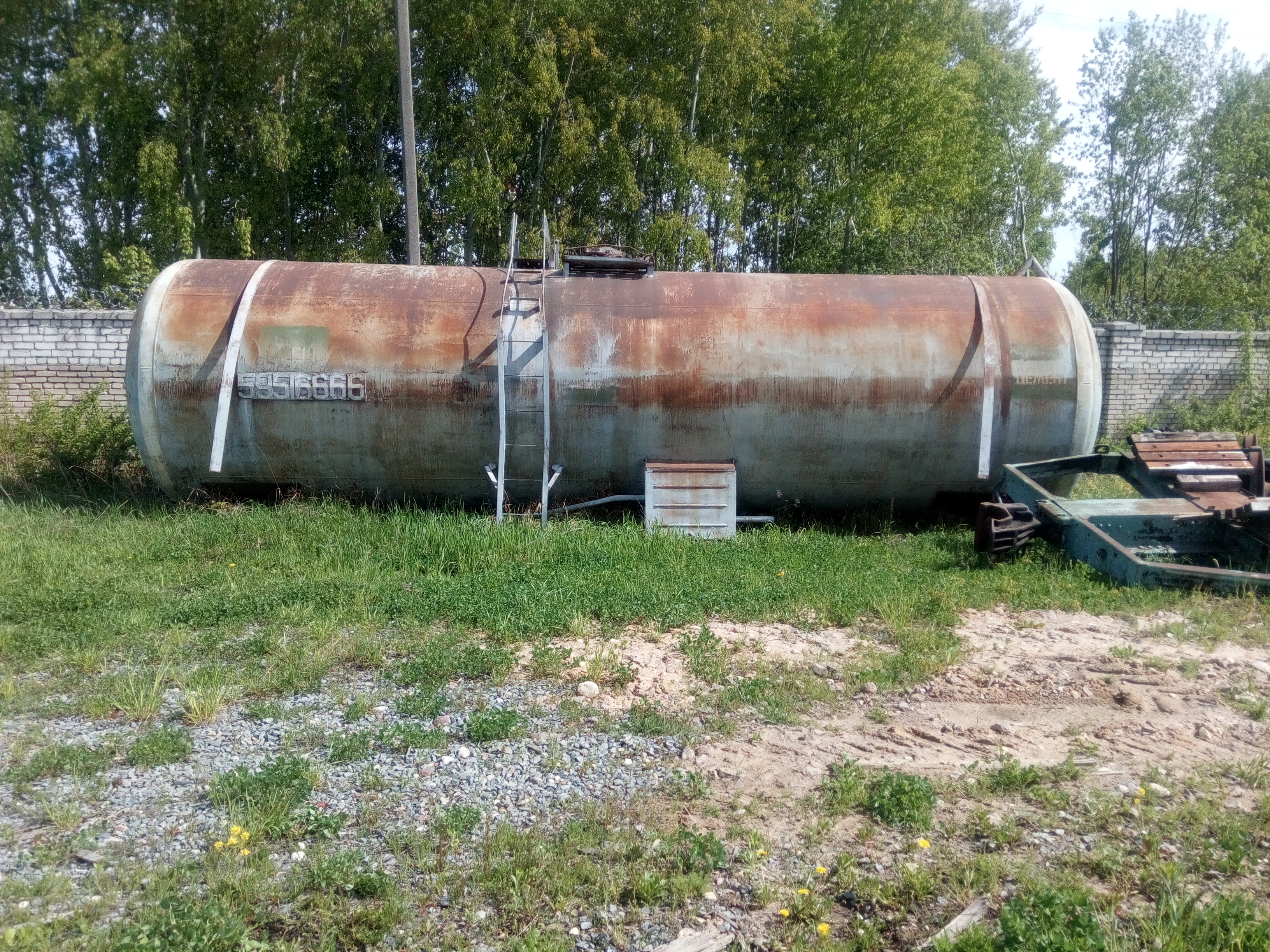Ёмкость ж/д б/у складские остатки
